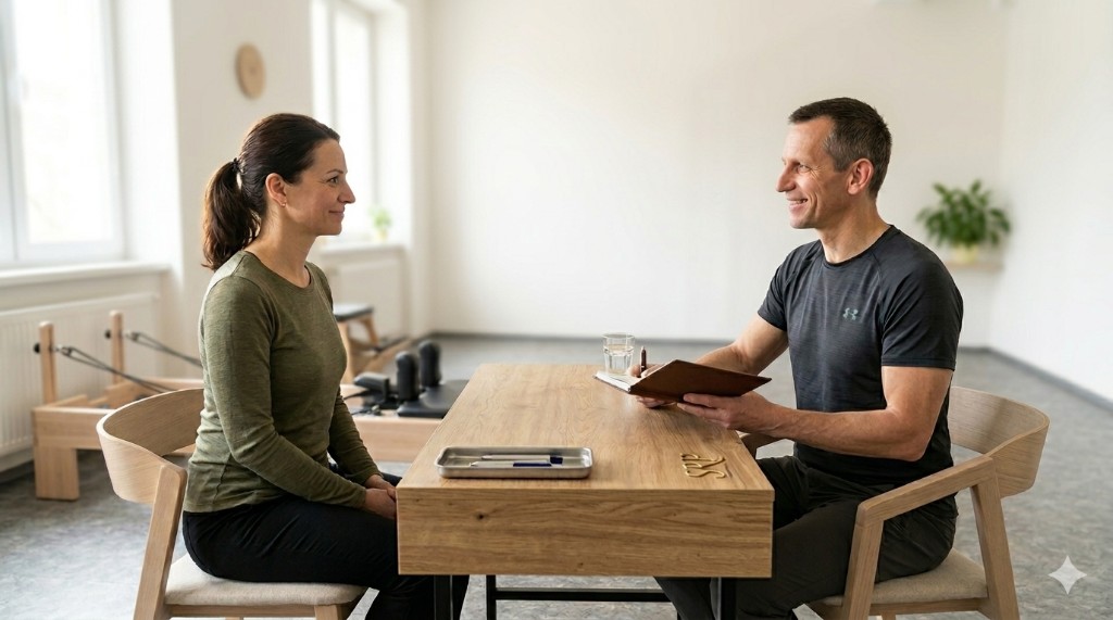 Konzultace ve studiu — individuální péče a domluva.